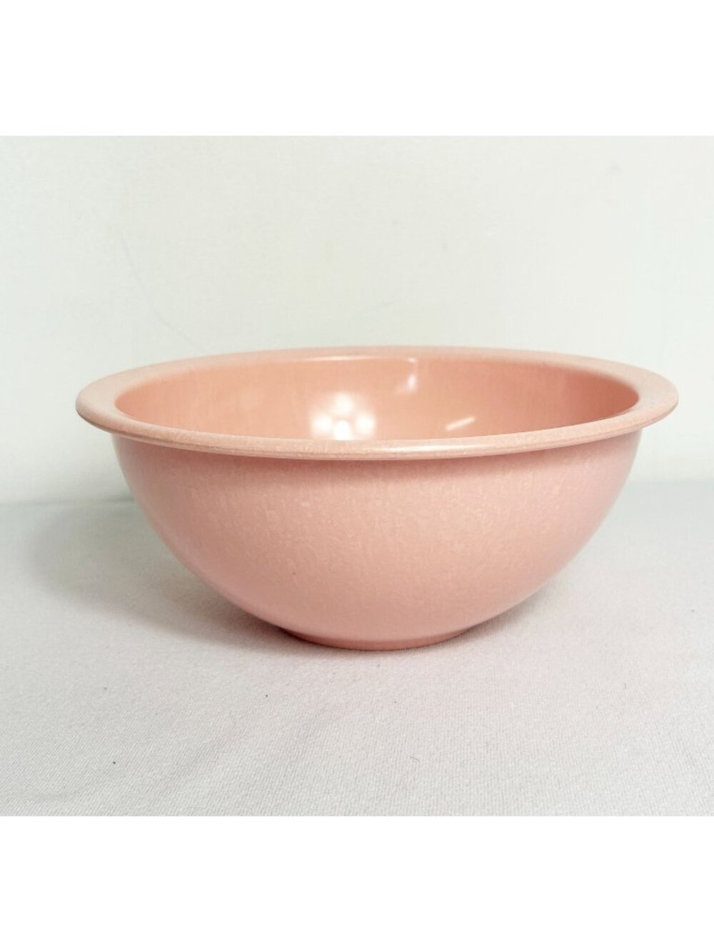 Vintage Brookpark Pink Melamine 8" Mixing Serving Bowl MCM Retro